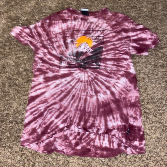Purple tie dye shirt with the Japanese rising sun - Picture 1 of 3